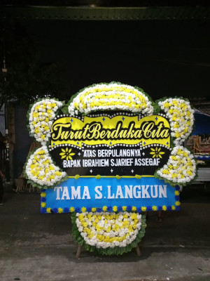 Papan Bunga Duka di Wameo