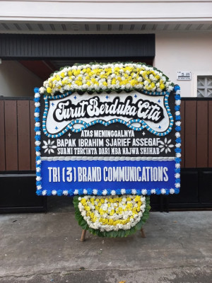 Papan Bunga Duka di Wameo